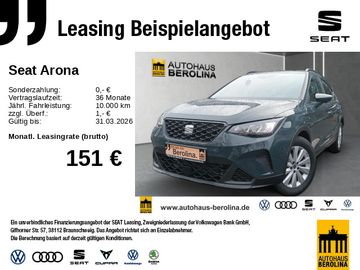 Seat Leasingangebot: Seat Arona 1.0 TSI Road Edition DSG *NAV*GRA*PDC*SHZ*