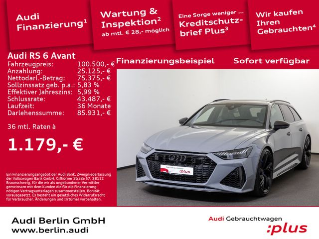 Audi RS 6 Avant qu.tiptr. STDHZG 360°K TV NACHTS HUD