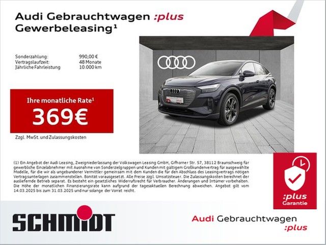 Audi Q4 Sportback e-tron  45 LM20 AHK Navi+ Wärmepump