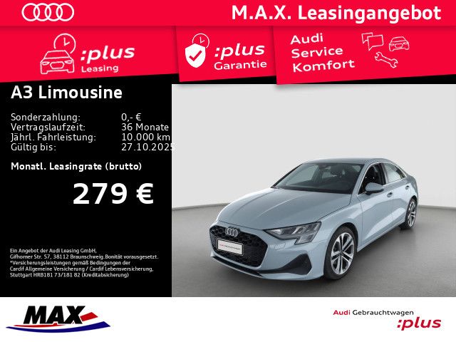 A3 Limousine 30 TFSI S TRONIC LED+NAV+AHK+KAMERA