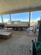 Möslein Dreiseiten-Tandemkipper mit Bagger Auffahrrampen - Gebraucht Bagger