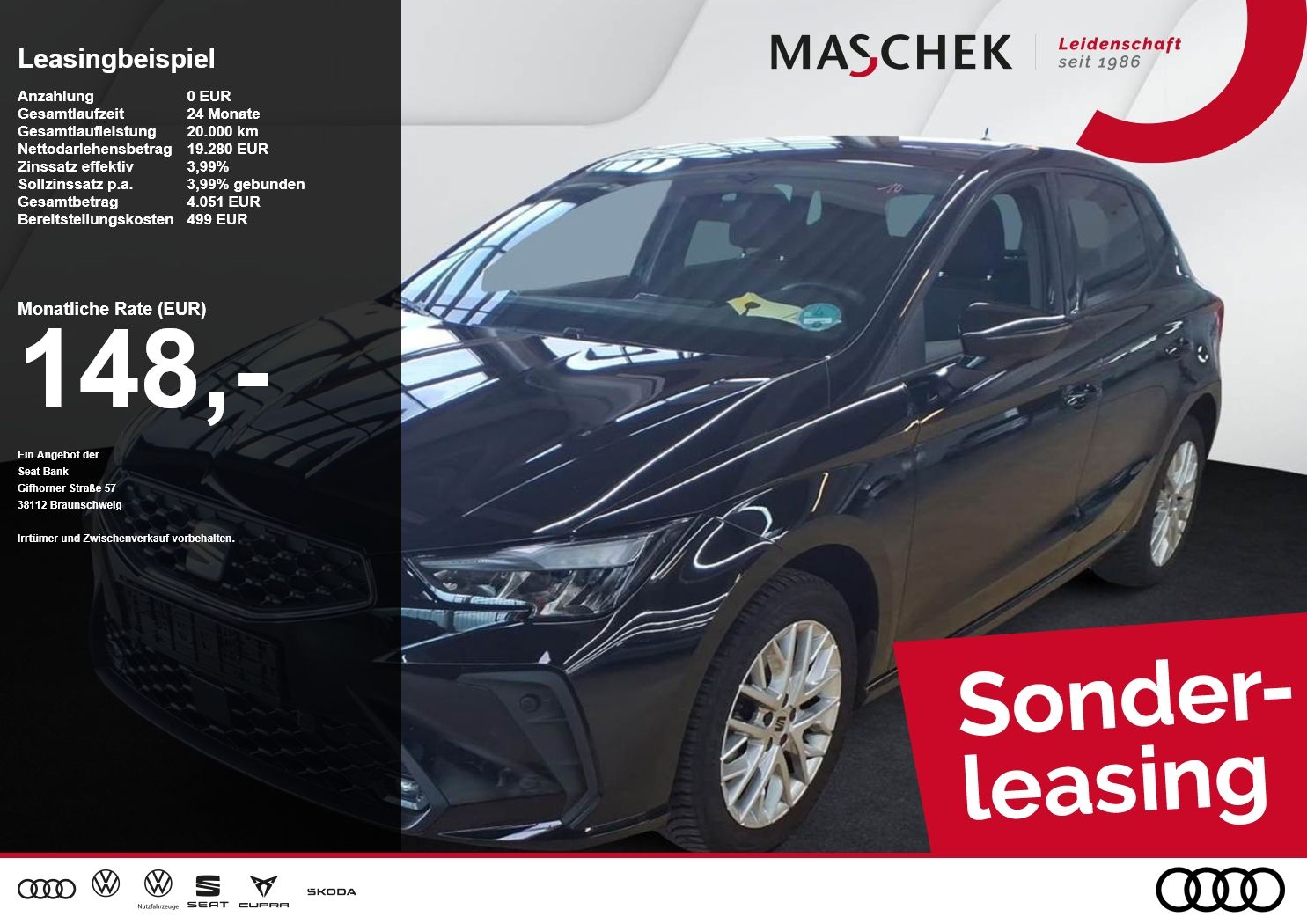 Seat Ibiza Style Facelift Navi Sitzh. RearView CarPla