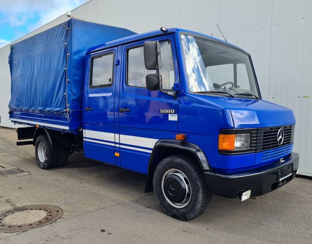 Mercedes-Benz 508D 4x2 Doka 7-Sitzer 3-Türer 2x AHK Ex-THW