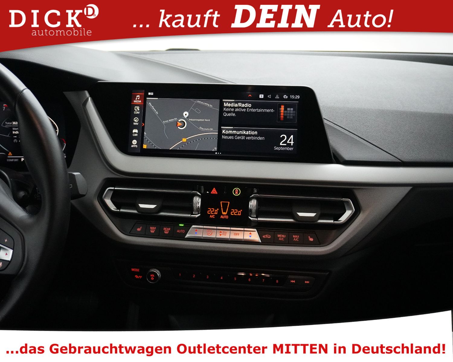 Fahrzeugabbildung BMW 118i Aut.  Advant NAVI PROF+VIRTU+LED+SHZ+TEMP+M