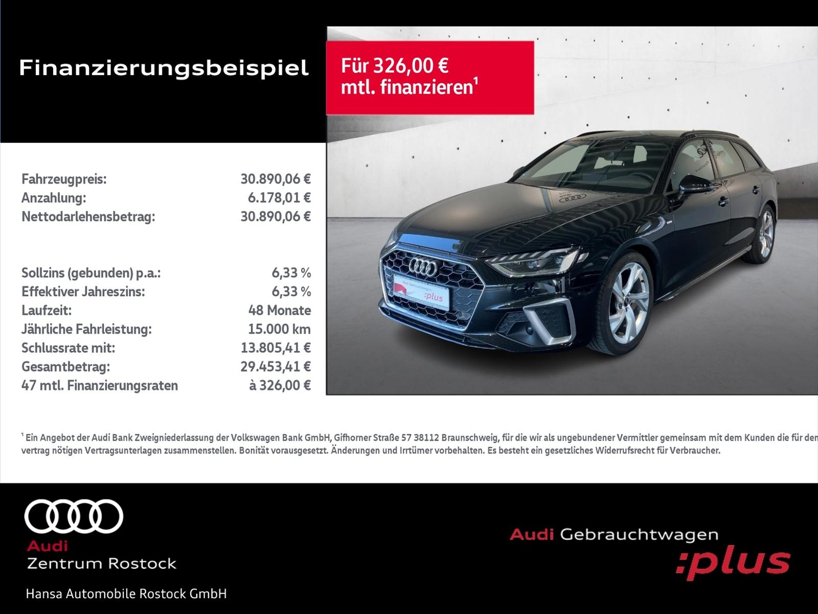 Audi A4 Avant 35 TFSI S tronic S-Line+Navi+Matrix+Vir