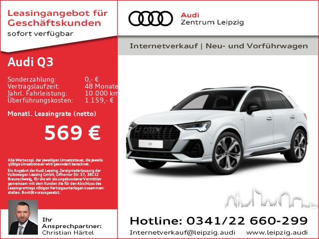 Audi Q3 S line 40 TDI qu. MATRIX*Pano*2Z-Klima*20**