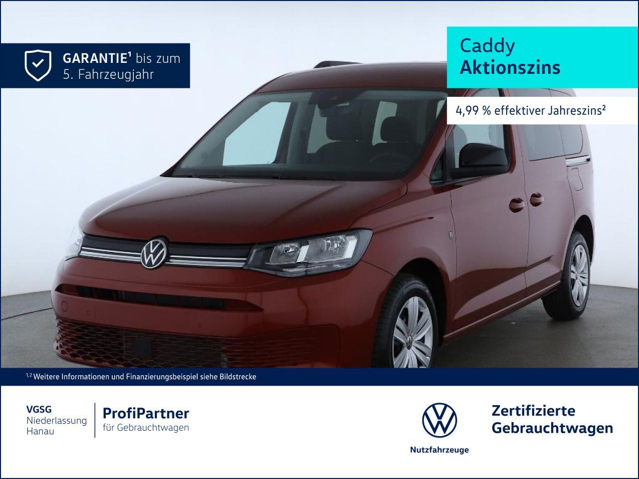Volkswagen Caddy Life AHK PDC Sitzhzg. Climatronic Kamera