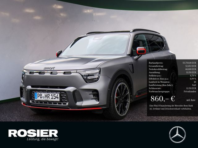 Smart #5 Brabus 400kW DC-Laden,100-kWh-Batterie,Allrad