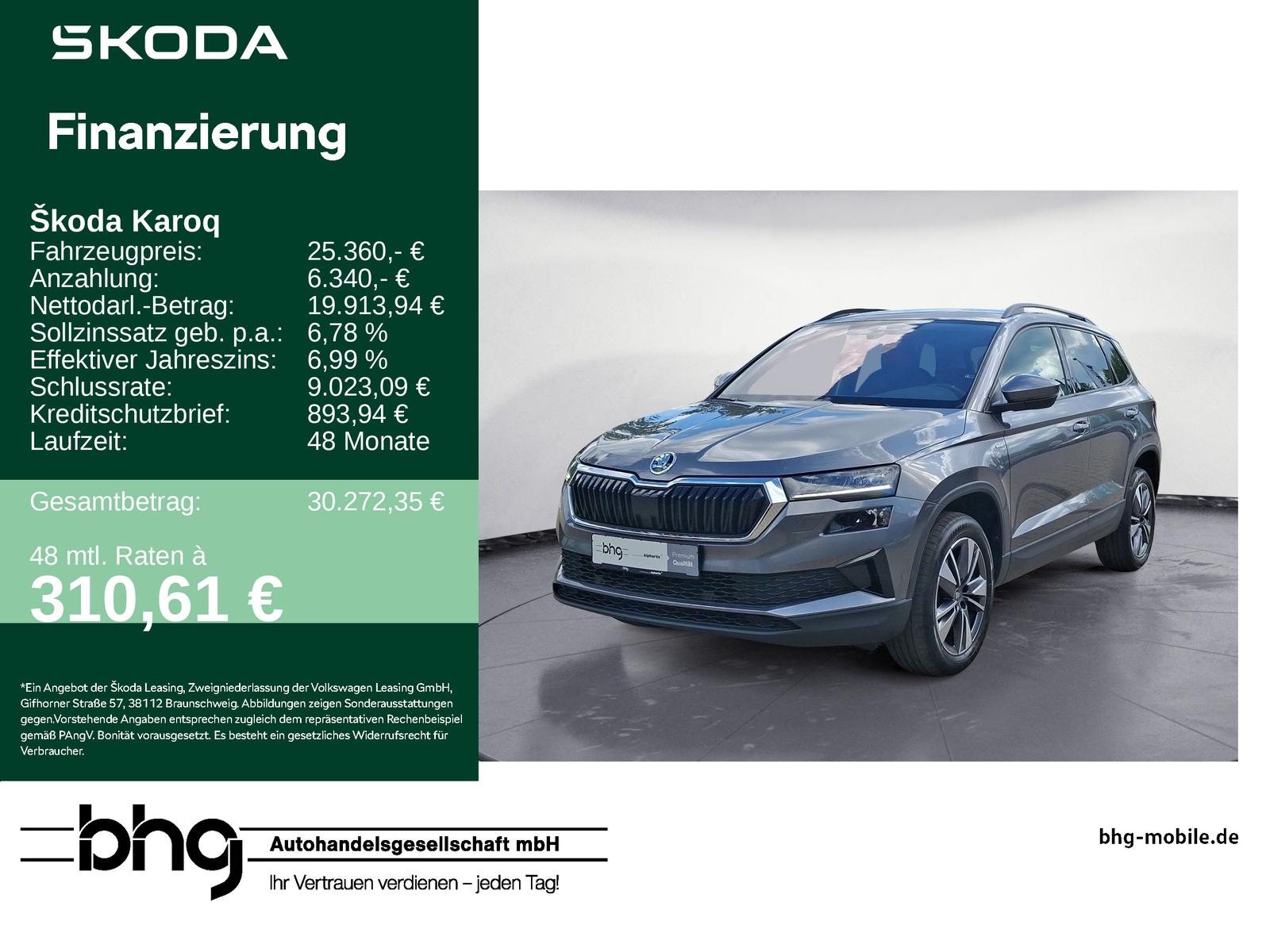 Skoda Karoq 1.5 TSI DSG Tour