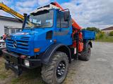 Unimog U5000 Kran Forst Kabelbau Kommunal Vollausstatt. - Unimog U500