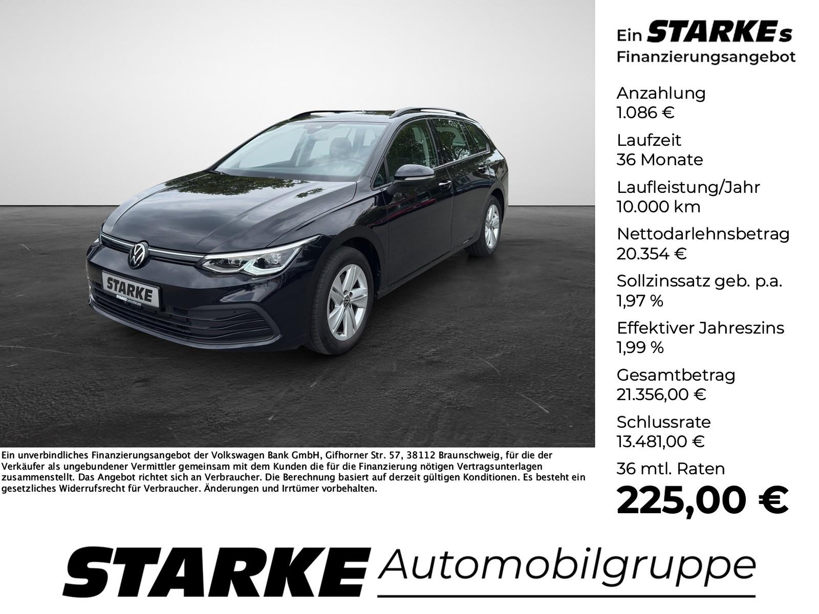 Volkswagen Golf Variant 2.0 TDI DSG Life AHK Navi LED Kame, миниатюра 18