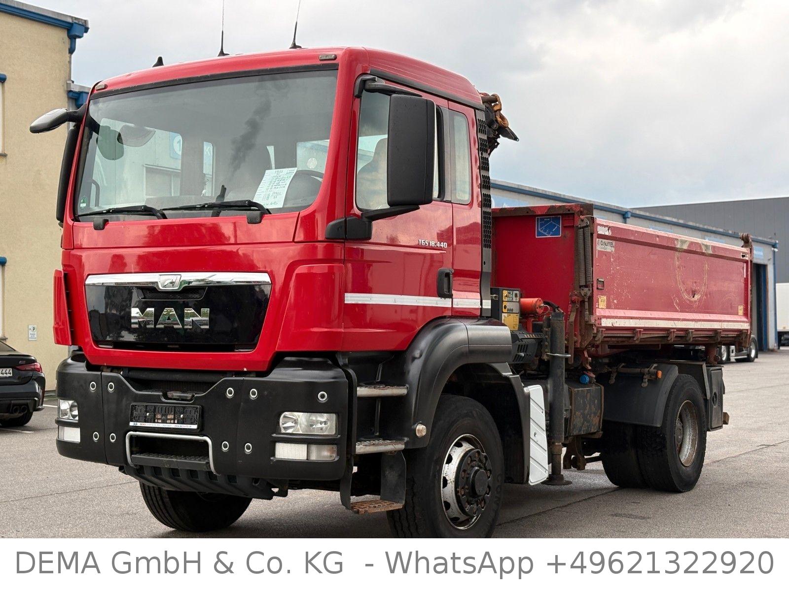 MAN TGS 18.440*4x4*Palfinger Kran*Dautel Kipper