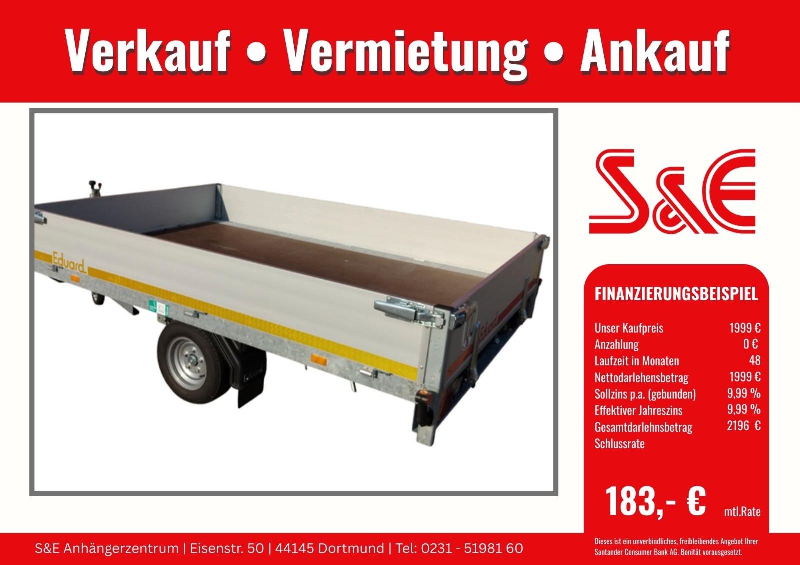 Eduard PKW Hochlader 1500 kg 100km/h