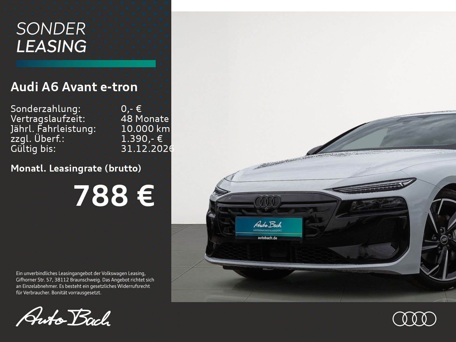 Audi A6 Avant e-tron 2x S Line perform. TechPro/ Luft imagem 2