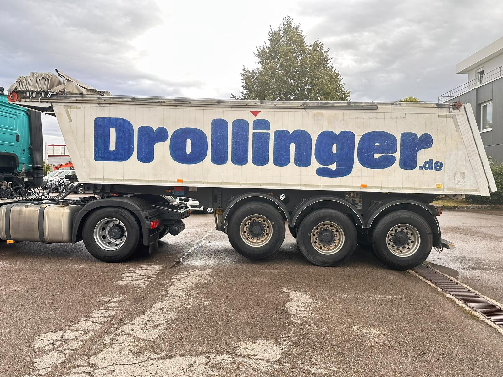 Fliegl  3Achs AluMulde elektVerd ALCOA 25³ 4880 kg leer