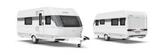 Hobby DE LUXE 495 WFB FRA.FESTBETT KLIMA VORZELT MOVER - Hobby 495