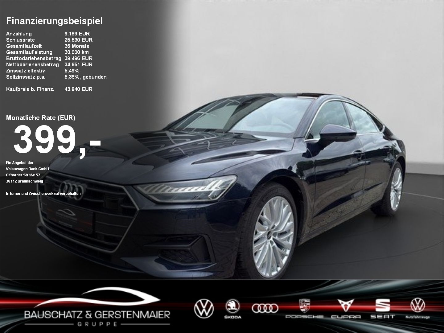AUDI A7 Sportback 45 TDI quattro *PANO*MATRIX*SOUND*