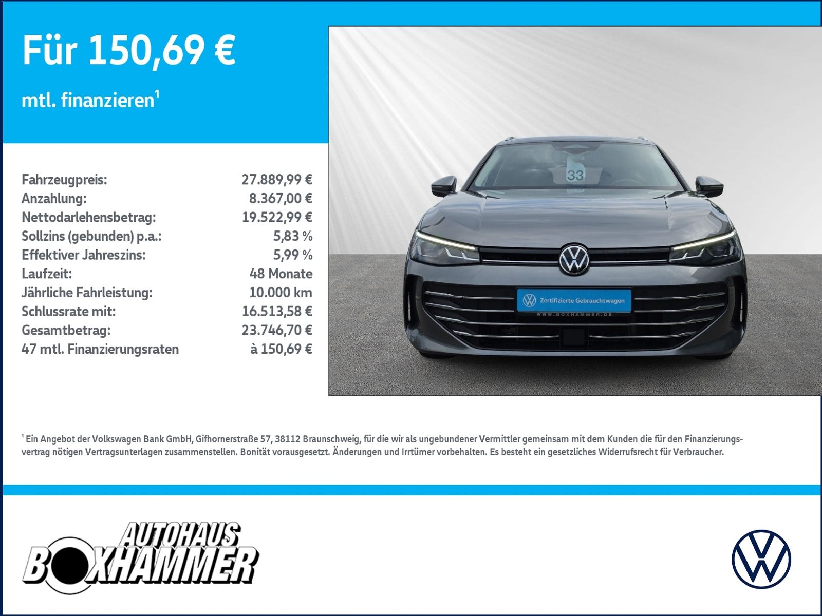 Volkswagen Passat Variant 1,5 eTSI DSG Business NAVI RÜCK.K foto 3