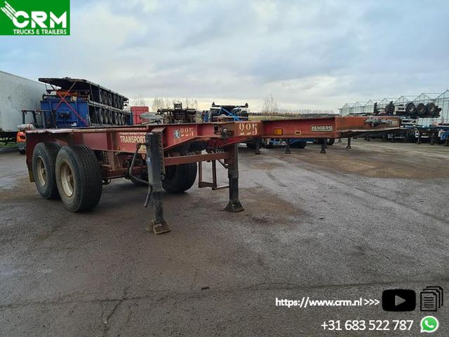 Renders 2 AXLE 20 FT CONTAINER CHASSIS BPW DRUM