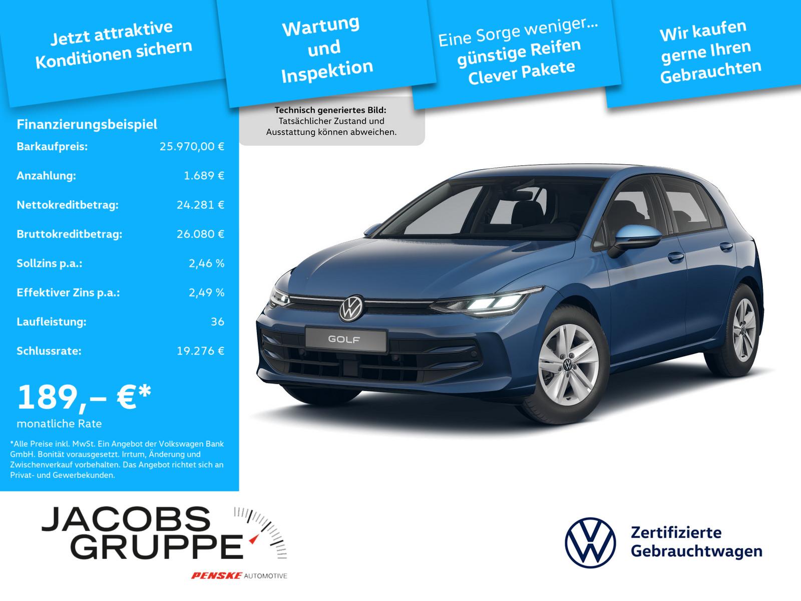 Volkswagen Golf VIII 1.5 TSI Life AHK*CAM*HuD*Navi*SHZ