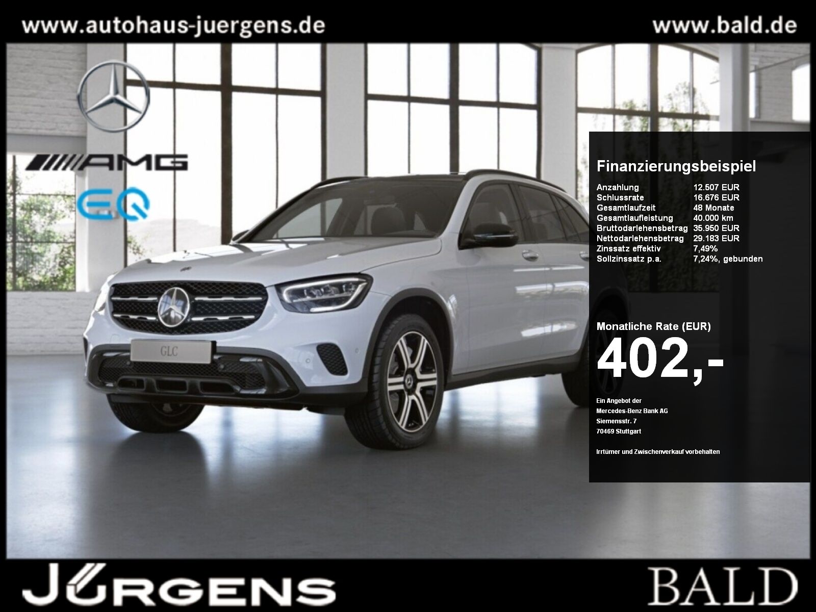 MERCEDES-BENZ GLC 300 de 4M LED/Cam/Pano/AHK/Night/EASY-P/SHZ