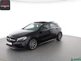 Mercedes-Benz A 45 AMG 4M EXKLUSIV PANORAMA,SCHECKHEFT,1.HAND - schwarze Mercedes-Benz A 45 AMG