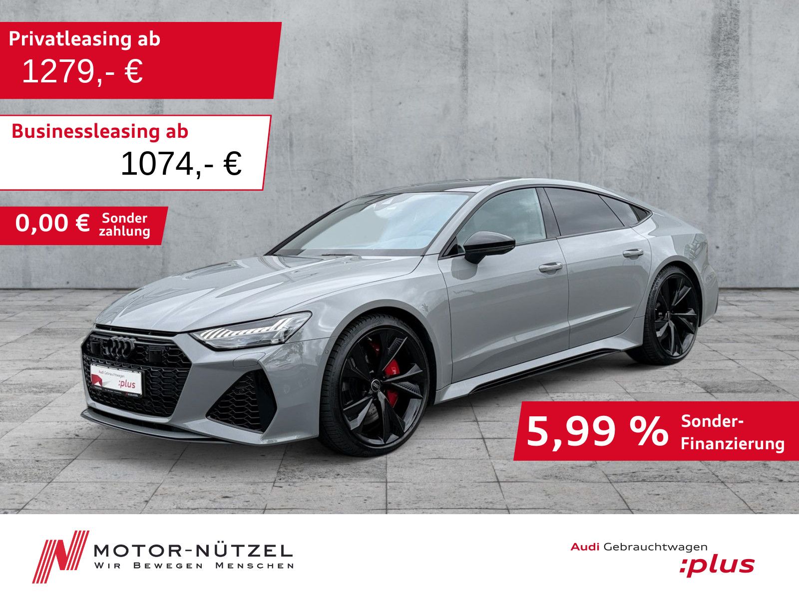 Audi RS 7 Sportback TFSI QU MATRIX+HuD+B&O+PANO+360°