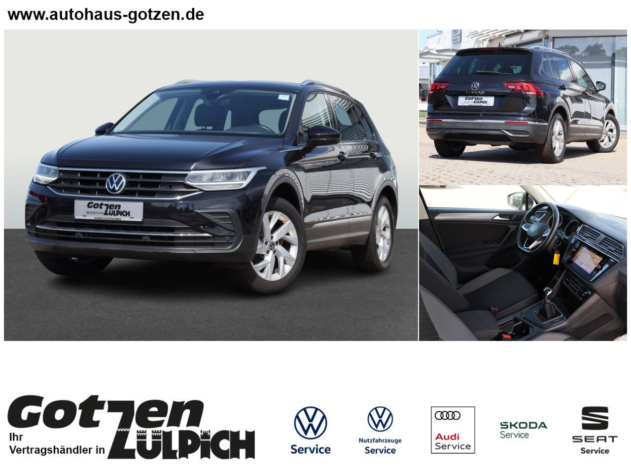 Fahrzeugabbildung Volkswagen Tiguan Active 1.5 TSI Navi LED PDC Rear View