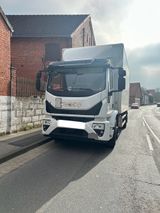 Iveco Eurocargo ML 180E28/P mit Kofferaufbau und LBW - Iveco 180 e