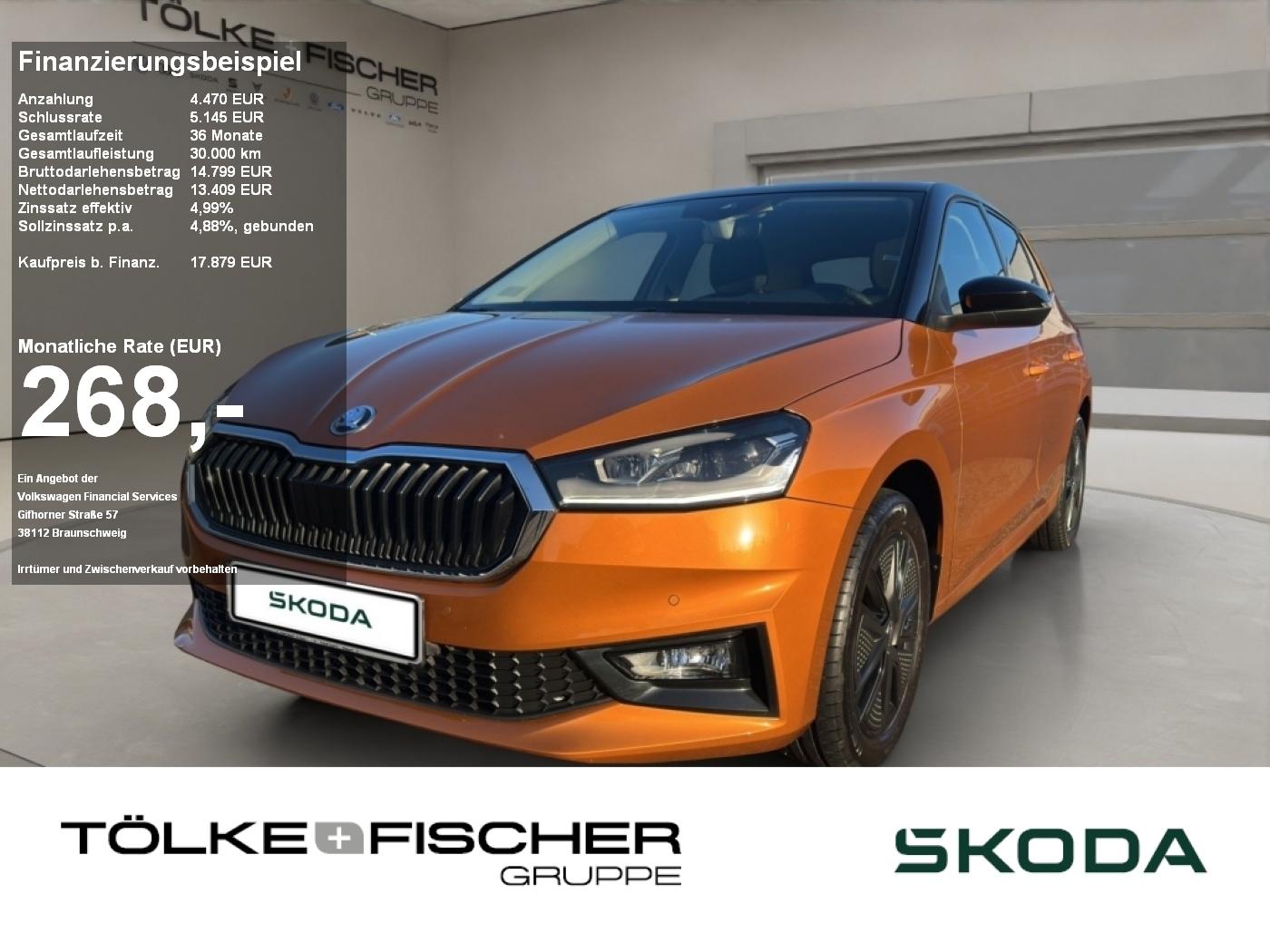 Skoda Fabia 1.0 TSI Style AUT Kam. Navi DynLicht LED