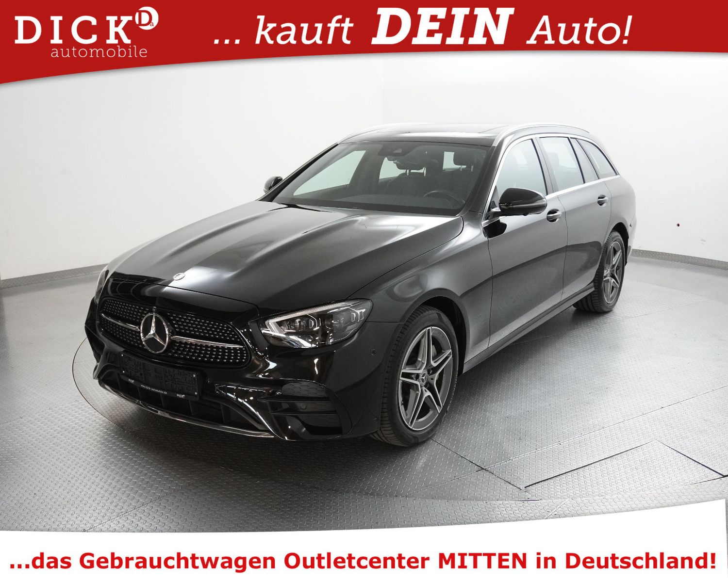 Fahrzeugabbildung Mercedes-Benz E300de 2X AMG Line PANO+STDHZ+WIDESC+360+MULTIBE