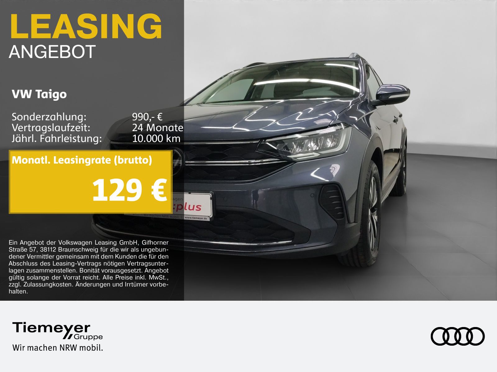 Volkswagen Taigo 1.0 TSI LIFE NAVI LED SITZHZG PDC