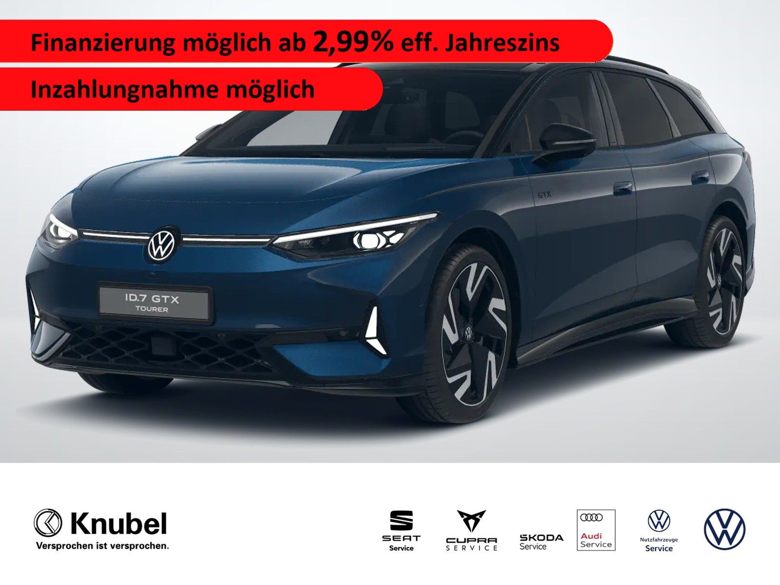 Volkswagen ID.7 Tourer GTX IQ.Light Navi Harman AHK 21" Are