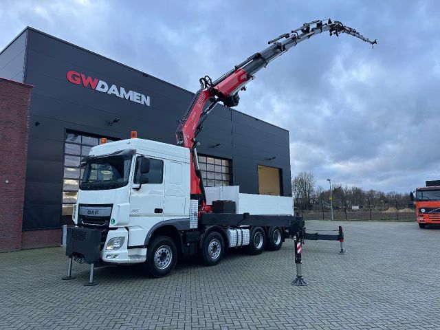 DAF XF 510 8x4 Fassi F800 + Fly Jib, Winch Euro 6