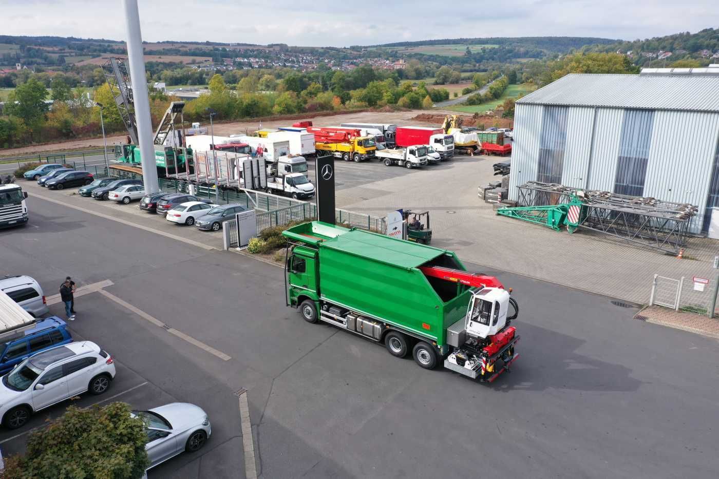 Fahrzeugabbildung Mercedes-Benz Arocs 2751L HAD + Q170L (11,5m!) -EBERT-Fäll-LKW