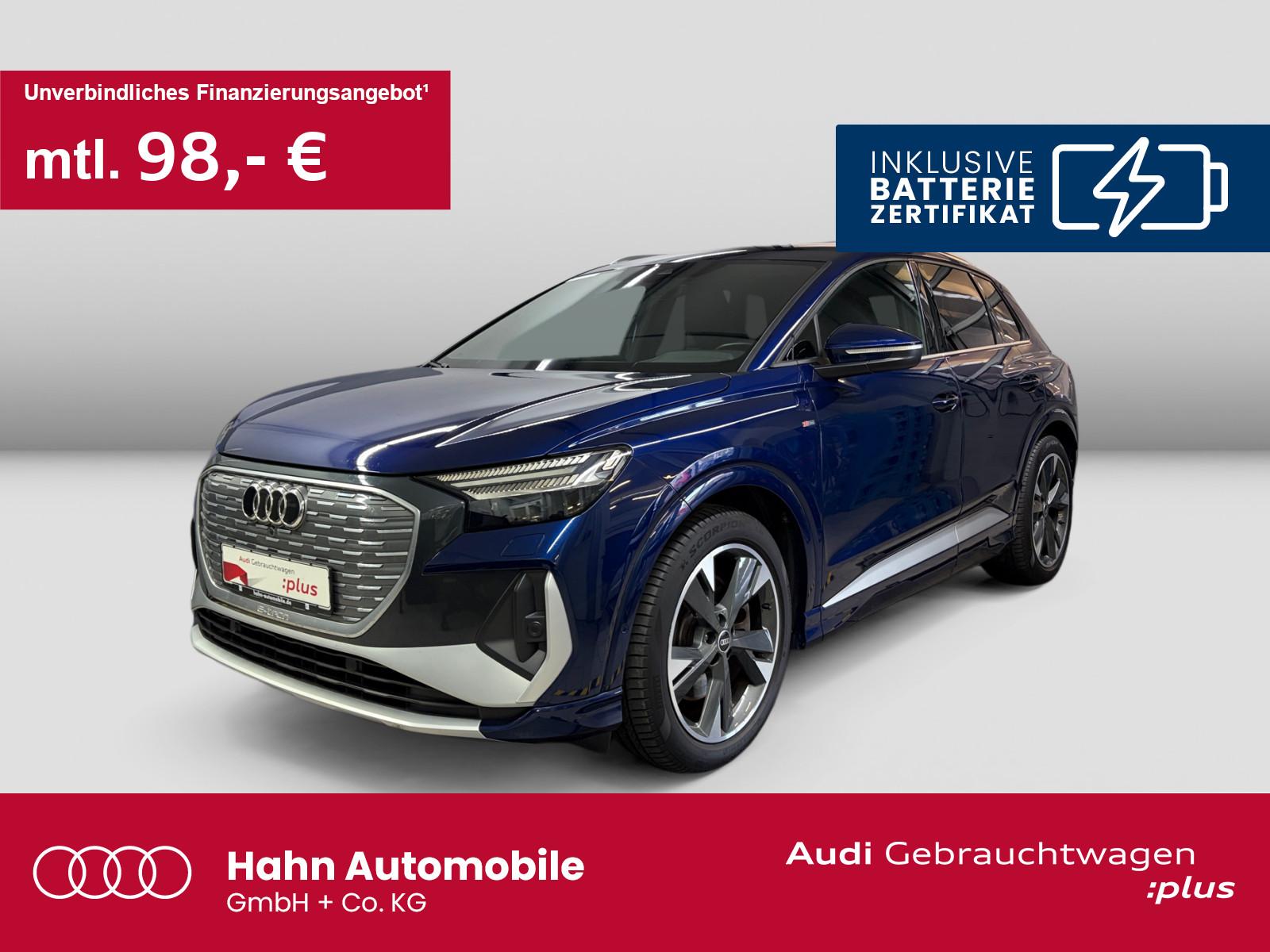Audi Q4 e-tron 40 S line AHK Matrix Navi ACC CAM Lenk
