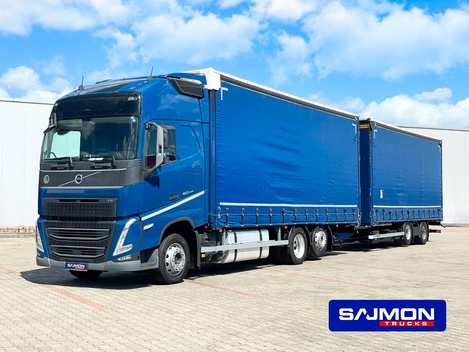 Volvo FH 460  JUMBO 120M3  2x775 38 palett SALON PL