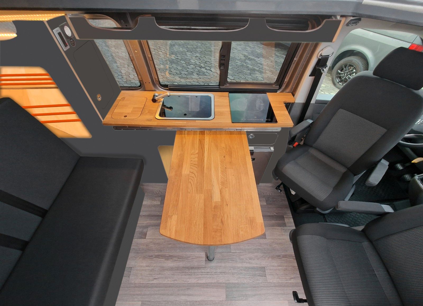 Volkswagen T6.1 wie California AUFSTELLDACH KÜCHE ALLTAG foto 3