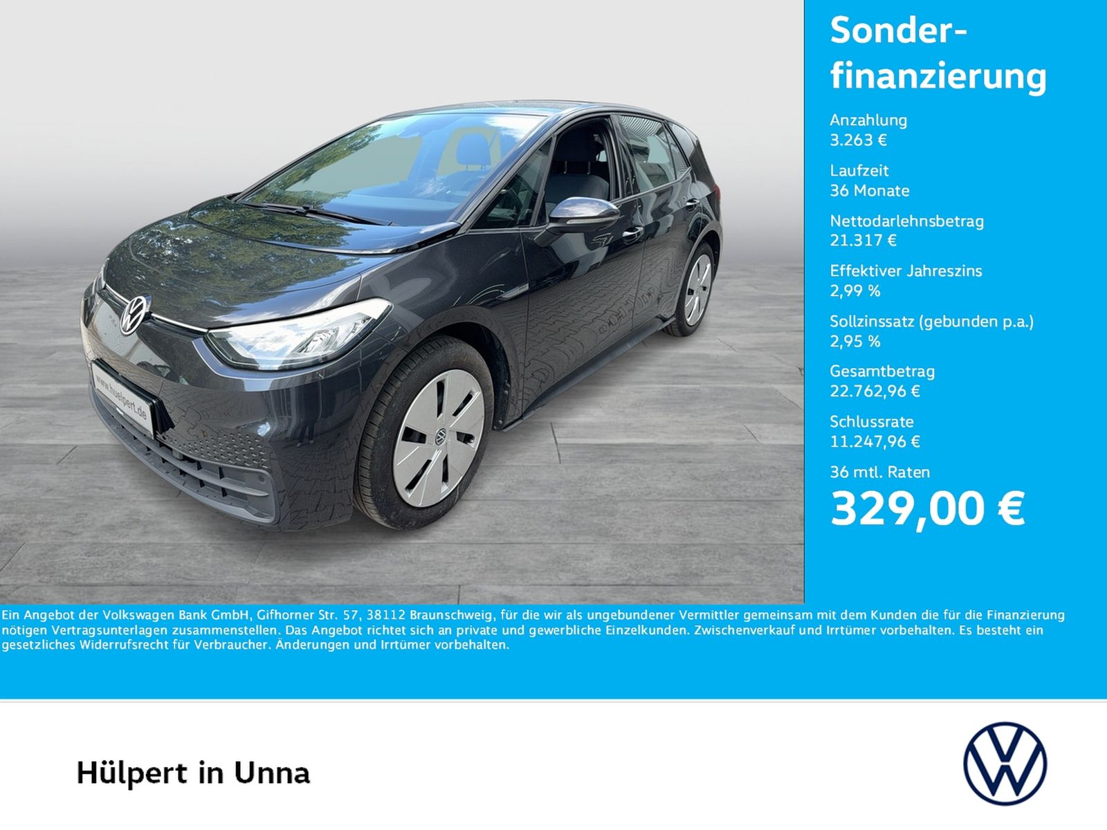 Volkswagen ID.3 Pro WÄRMEPUMPE 360°CAM ACC NAVI CARPLAY