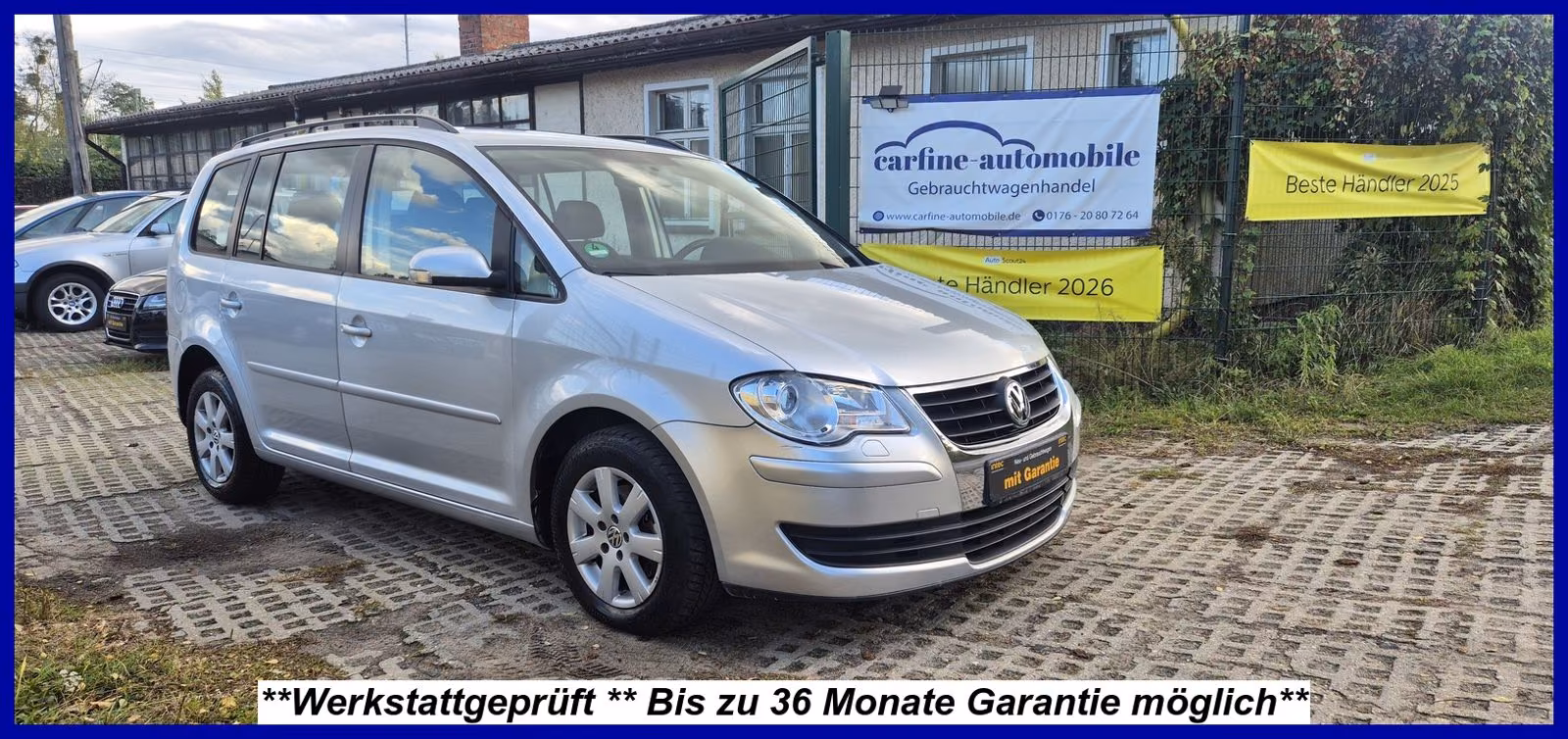 Volkswagen Touran 1.9 TDI 1.Hd. Scheckheft AHK Shzg HU:5-27