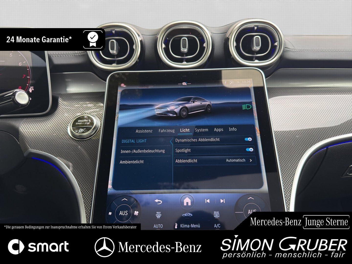 Fahrzeugabbildung Mercedes-Benz CLE 200 Coupe AMG Night Pano DigiL Burm Distroni