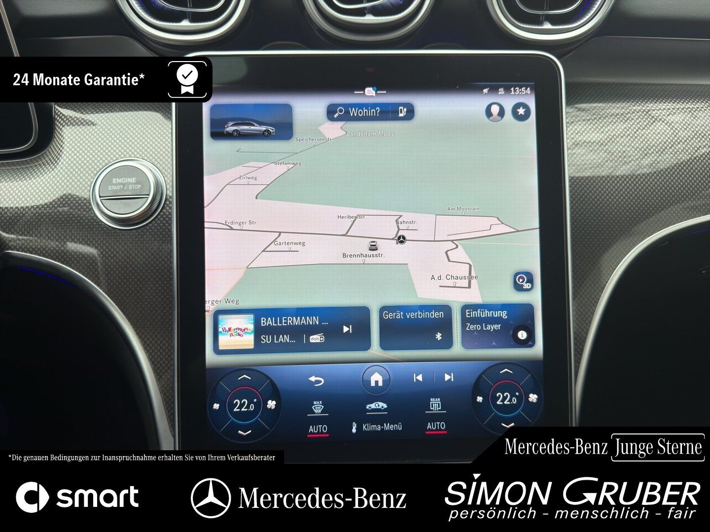 Fahrzeugabbildung Mercedes-Benz C 300 Te AMG Pano Burm HUD Sitzklima Massage AHK