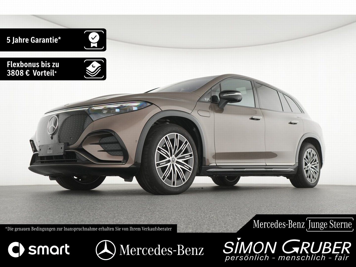 Fahrzeugabbildung Mercedes-Benz EQS 500 4M SUV AMG Sitzklima AHK 7Sitze 118kw