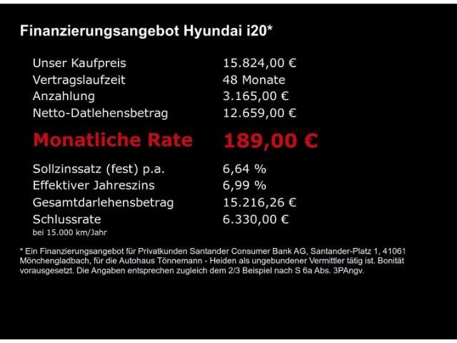 i20 FACELIFT T-GDI SELECT+NAVI+RÜCKFAHRKAMERA+PA