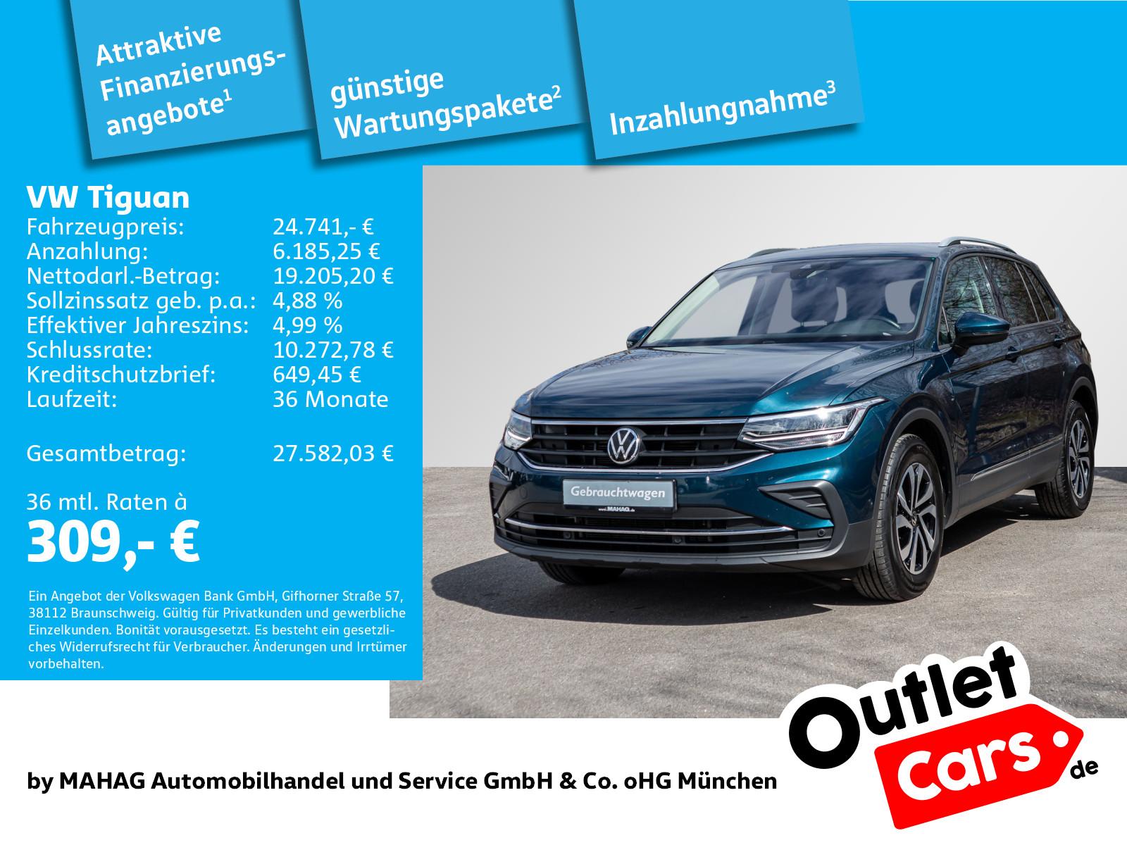 Volkswagen Tiguan Active 2.0 TDI AHK LED IQ.Drive Navi Park