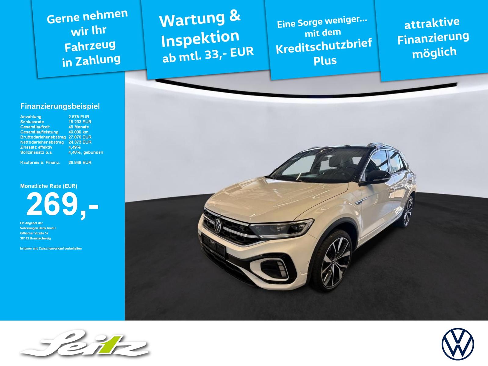 Volkswagen T-Roc 2.0 TDI 4M R-Line *AHK*KAMERA*LED*