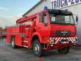 MAN 18.280 4x4 Feuerwehr 25m Höhe Rettungskorb - MAN Fe