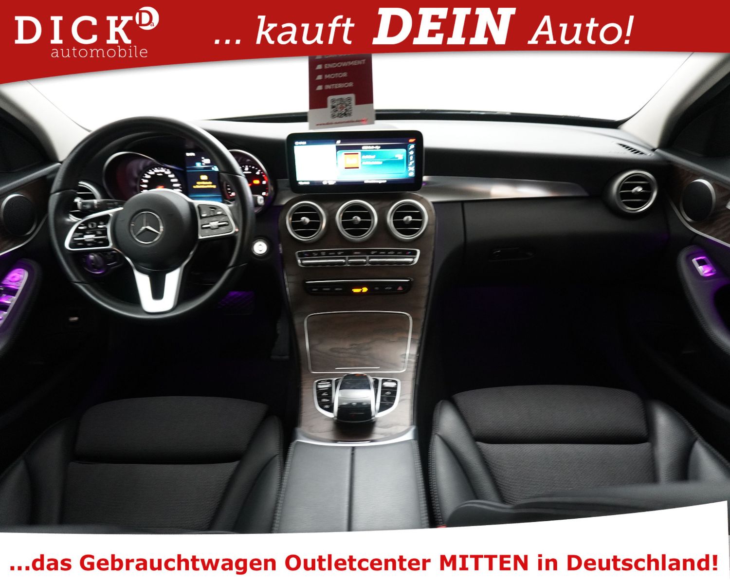 Fahrzeugabbildung Mercedes-Benz C300d 4Mat 9G Avantg COMAND+KAM+LEDER+SHZ+LED+17