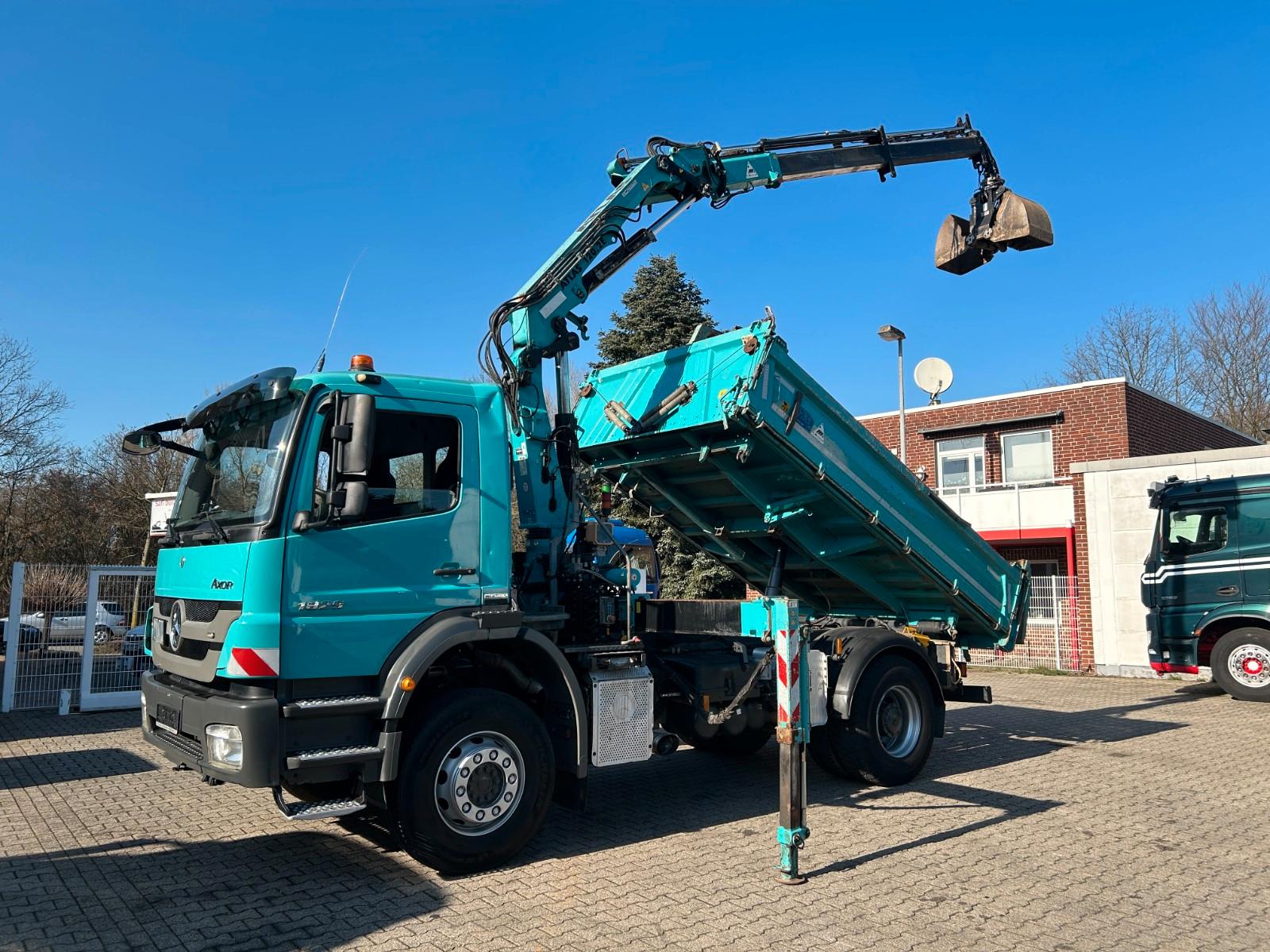 Mercedes-Benz 1829 Axor MEILLER 3Skipper + AK 120.2E Kran