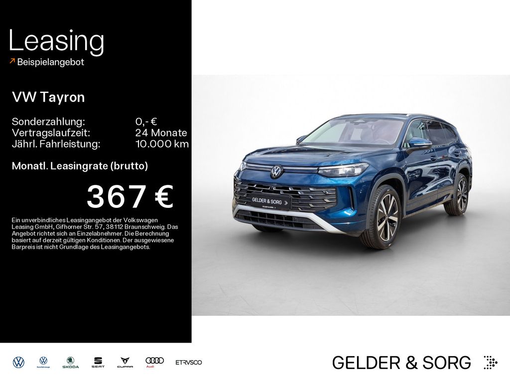 Volkswagen Tayron 1.5 TSI eHybrid DSG Elegance Pano*AHK*HuD